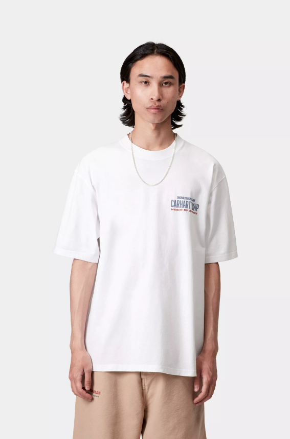 Carhartt WIP - S/S Arcan T-Shirt (White, Heavy Stone Wash)