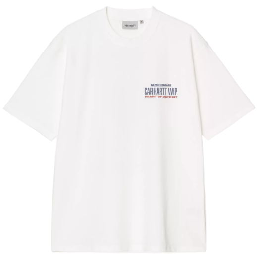 Carhartt WIP - S/S Arcan T-Shirt (White, Heavy Stone Wash)