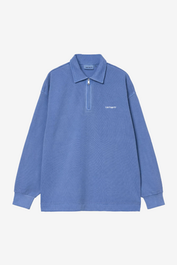 Carhartt WIP - PiqueScript Sweatshirt (Wolfsbane / White, garment dyed)