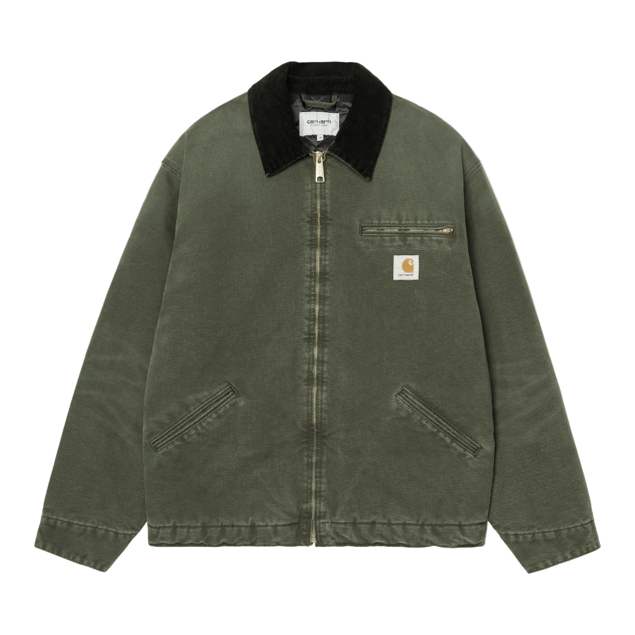 Carhartt WIP - OG Detroit Jacket (Olive/Black, Stone Canvas)