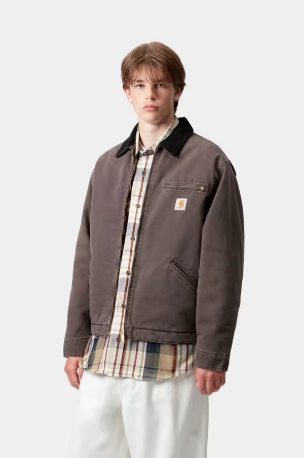 Carhartt WIP - OG Detroit Jacket (Tobacco/Black, Stone Canvas)