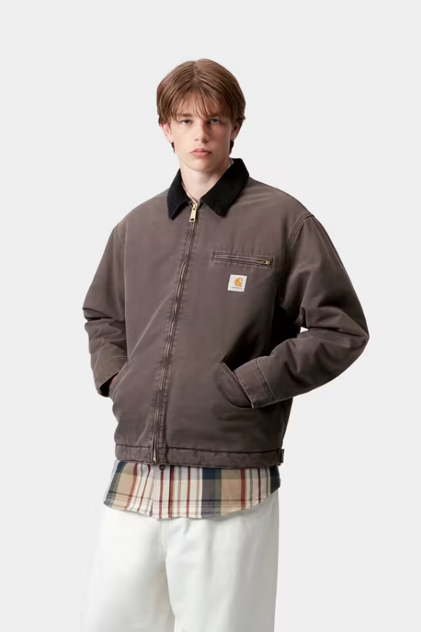 Carhartt WIP - OG Detroit Jacket (Tobacco/Black, Stone Canvas)