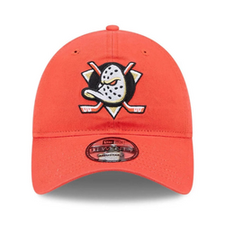 New Era - Anaheim Ducks NHL Official Team Colours Orange 9TWENTY Adjustable Cap (Orange)