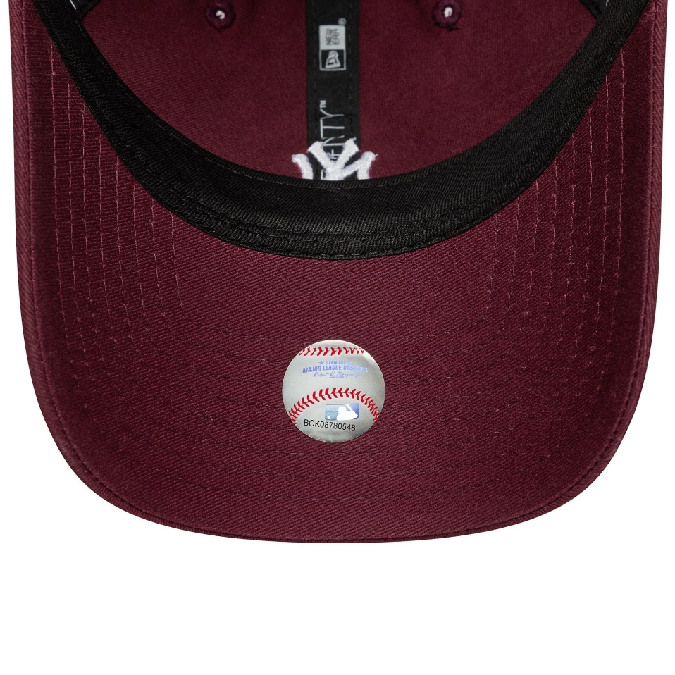 New Era - New York Yankees MLB Mini Logo 9TWENTY Adjustable Cap (Dark Red)