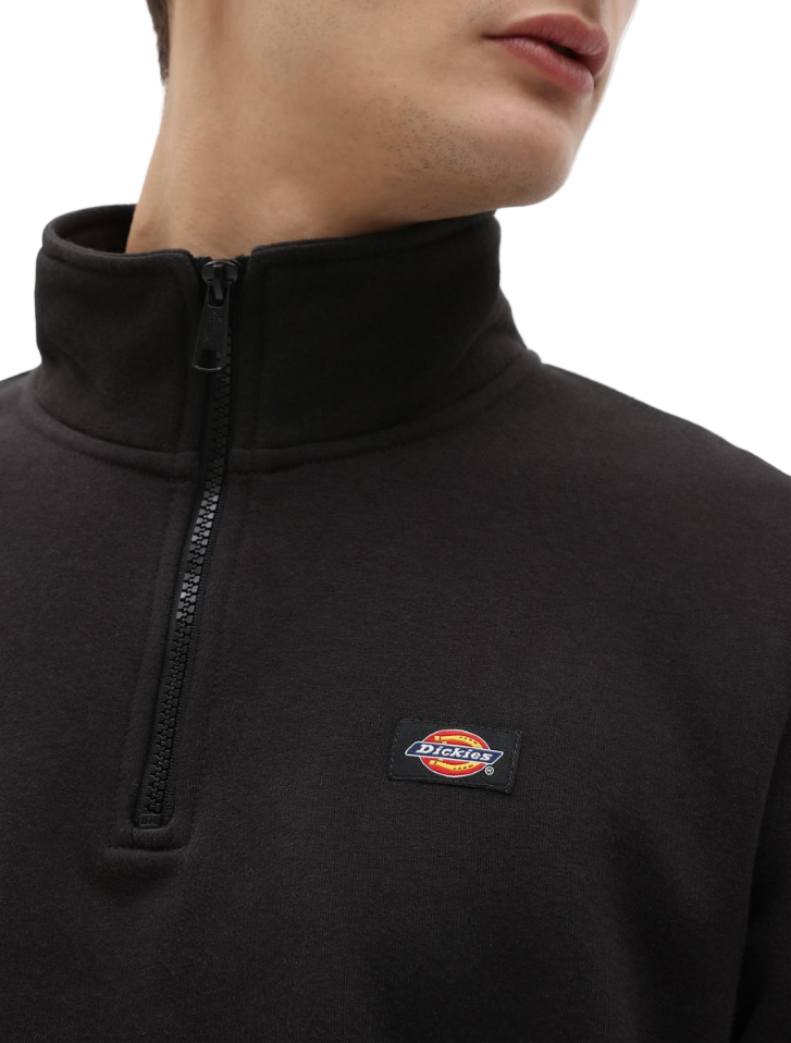Dickies - Oakport Quarter Zip Sweatshirt (Black)