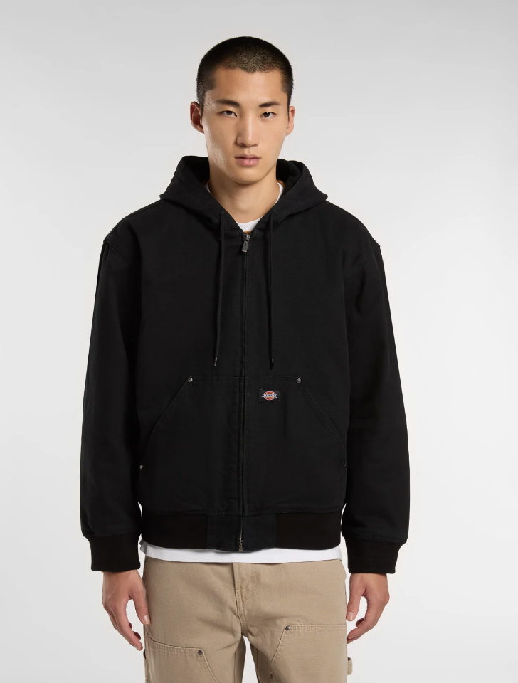 Dickies - Hilham Hooded Canvas Jacket (Black)