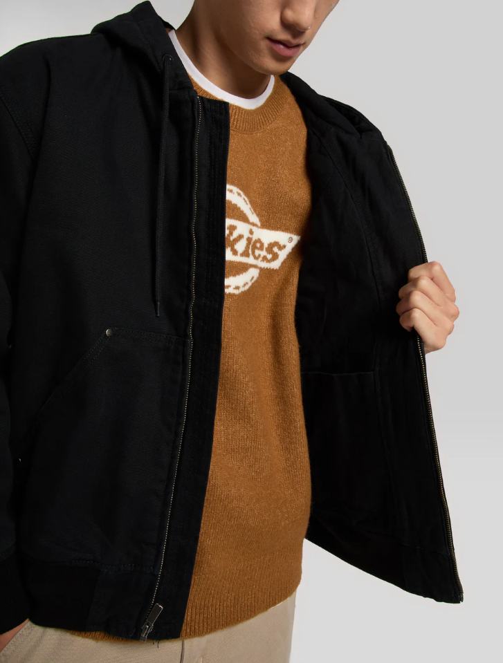 Dickies - Hilham Hooded Canvas Jacket (Black)
