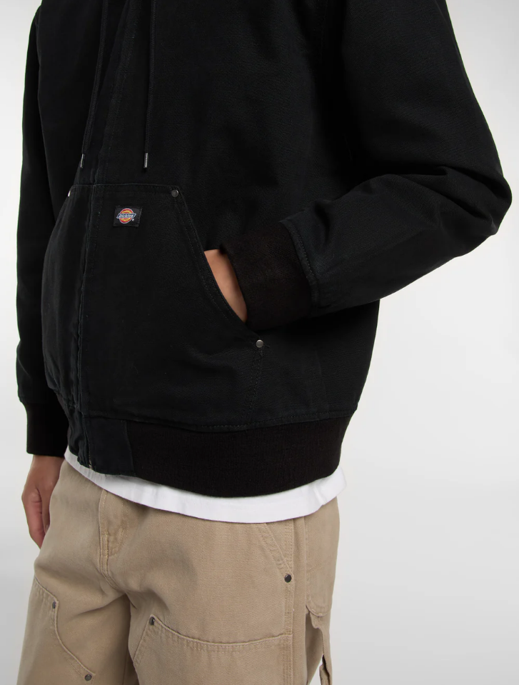 Dickies - Hilham Hooded Canvas Jacket (Black)