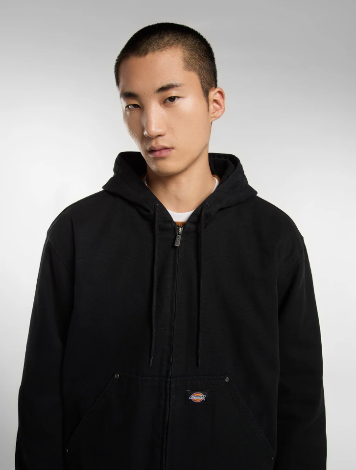Dickies - Hilham Hooded Canvas Jacket (Black)