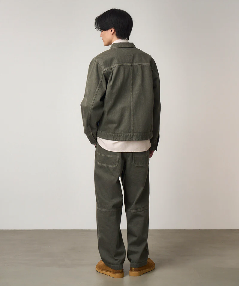 Gramicci - Japanese Slub Denim Jacket (Dark Sage)