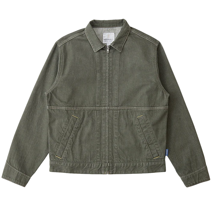 Gramicci - Japanese Slub Denim Jacket (Dark Sage)
