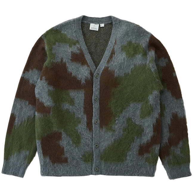 Gramicci - Mohair Cardigan (Jungle Digi Camo)