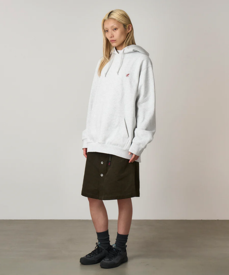 Gramicci - One Point Hooded Sweatshirt (Heather Ash)