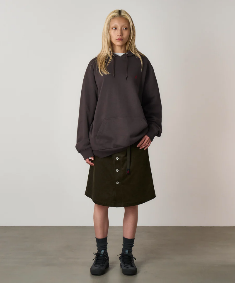 Gramicci - One Point Hooded Sweatshirt (Deep Brown)