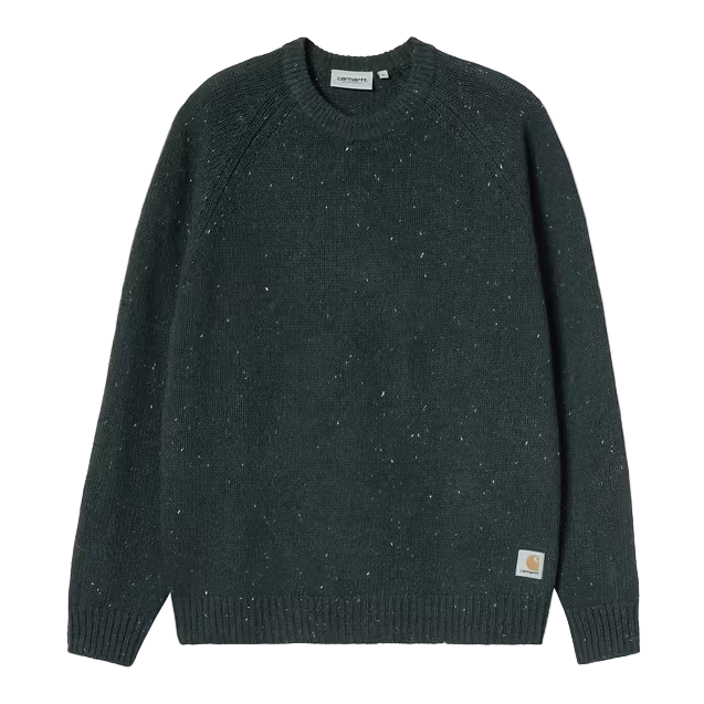 Carhartt WIP - Anglistic Sweater (Speckled Deep Lagoon)