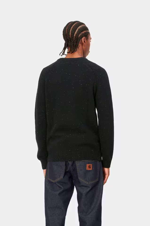 Carhartt WIP - Anglistic Sweater (Speckled Black)