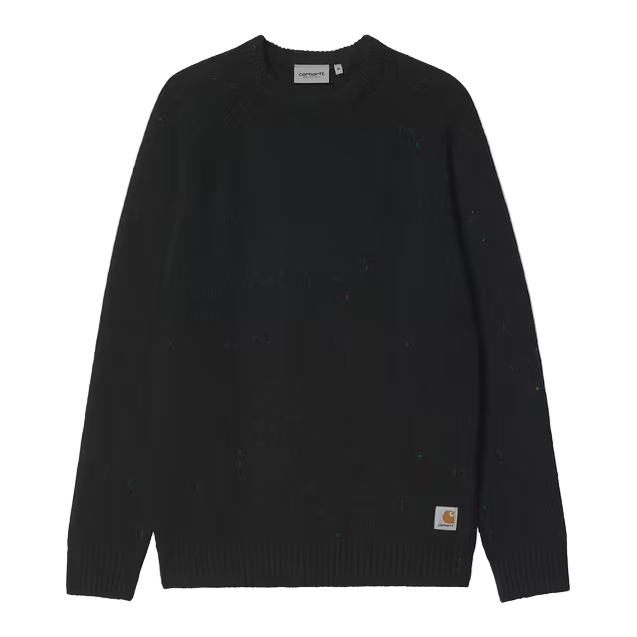 Carhartt WIP - Anglistic Sweater (Speckled Black)