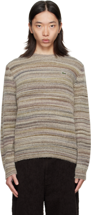 Lacoste - Alpaca Wool Ombré Sweater (Beige)