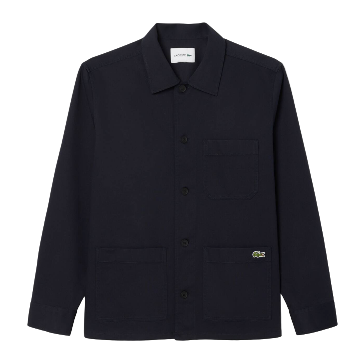 Lacoste - Cotton Overshirt Jacket (Blue)