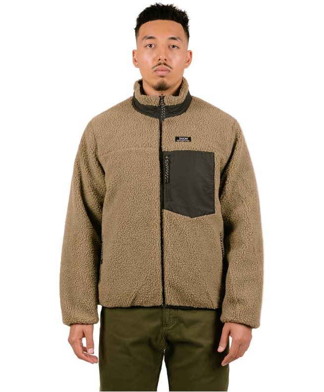 TAION - Mountain W-Zip ''BOA'' Hi Neck Jacket (D.Beige & Black)