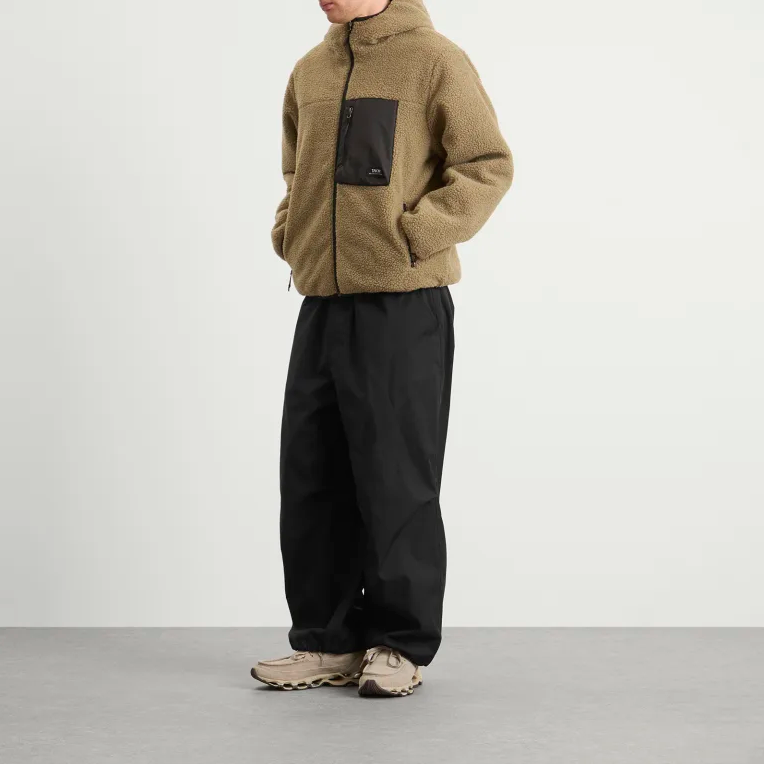 TAION - Mountain W-Zip ''BOA'' Hood Jacket (D.Beige & Black)