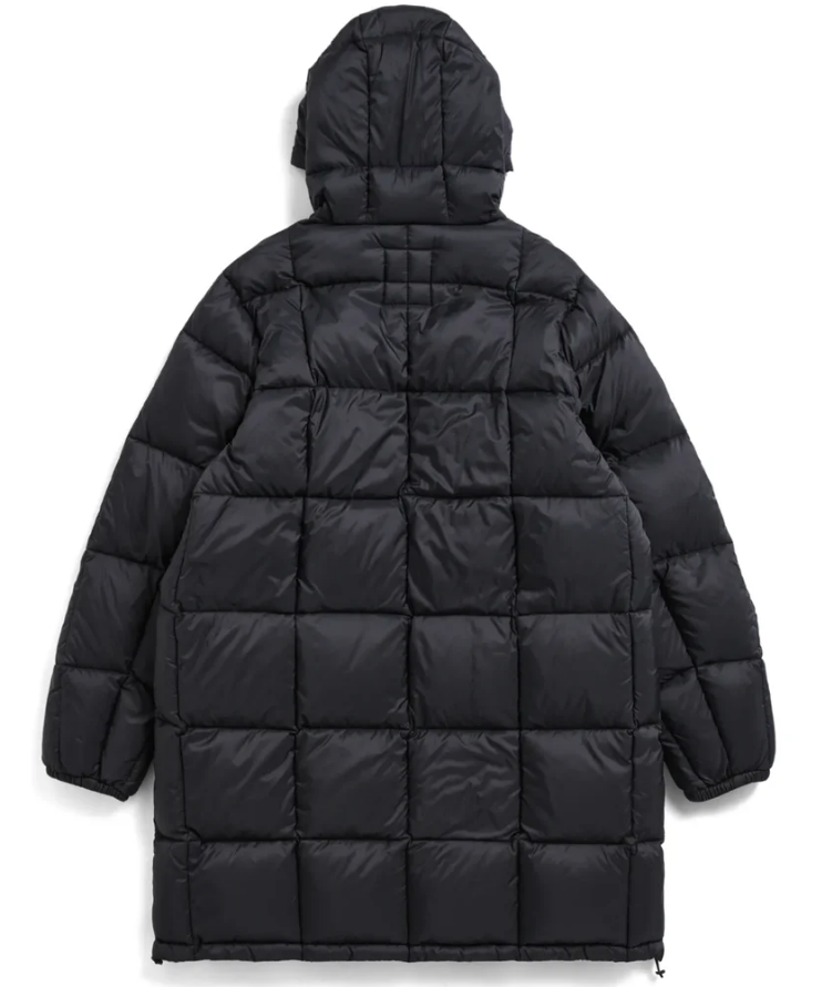 TAION - Unisex Long Mountain Packable Volume Down Hood Coat (Olive)