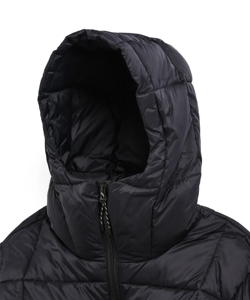 TAION - Unisex Long Mountain Packable Volume Down Hood Coat (Olive)