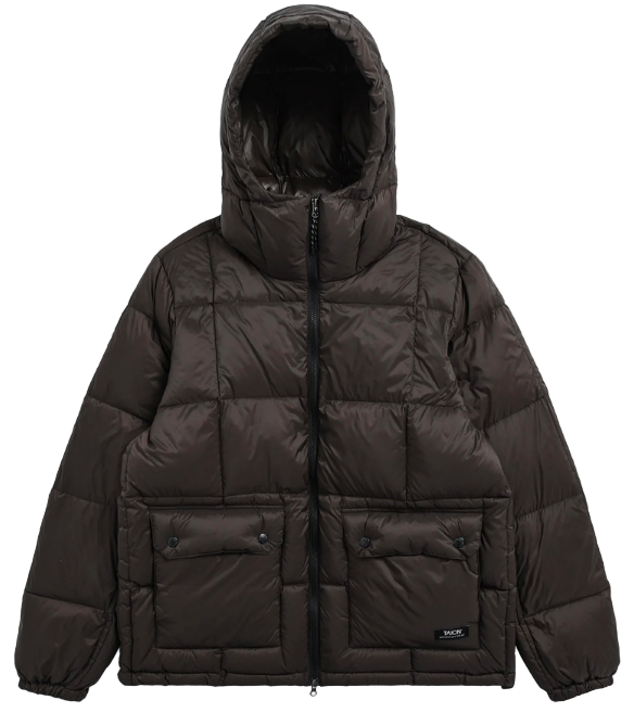 TAION - Unisex Mountain Packable Volume Down Hooded Jacket (D. Choco)