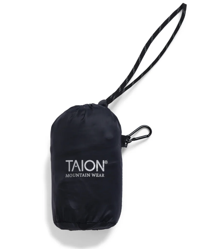 TAION - Unisex Mountain Packable Volume Down Jacket (Black)