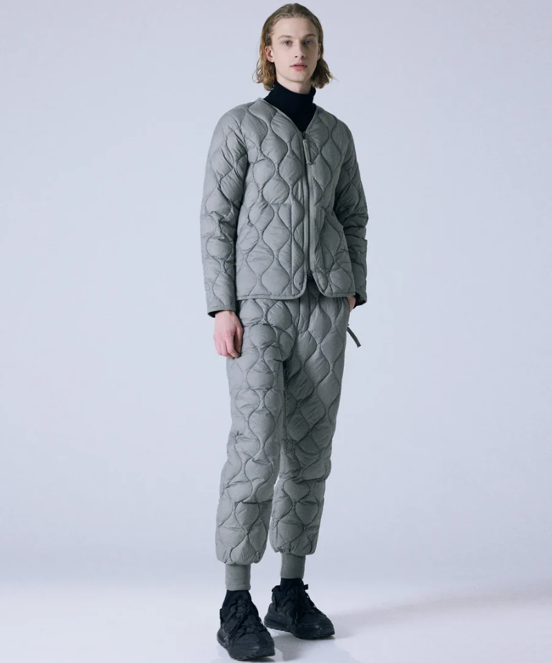 TAION - Unisex Military Down Pants (Soft Shell) (D. Sage Green)