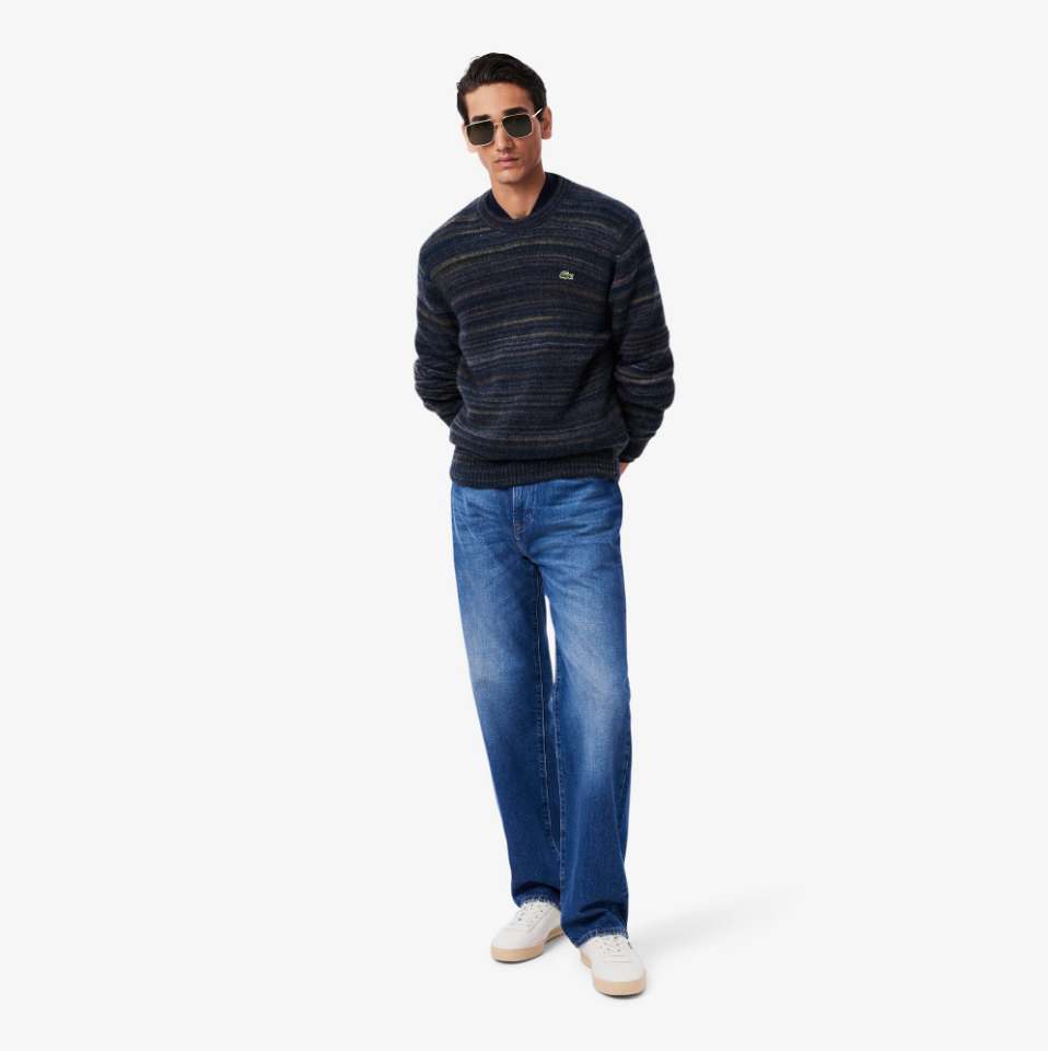 Lacoste - Alpaca Wool Ombré Sweater (Blue)