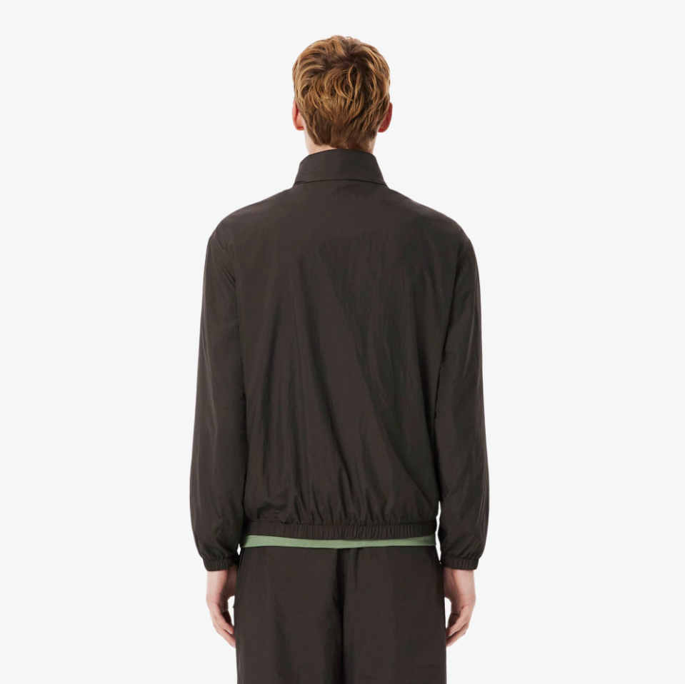 Lacoste - Water-Repellent Hooded Track Jacket (Brown)