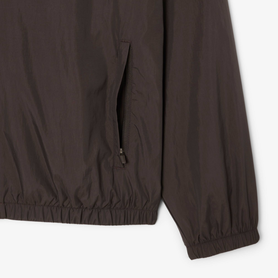 Lacoste - Water-Repellent Hooded Track Jacket (Brown)