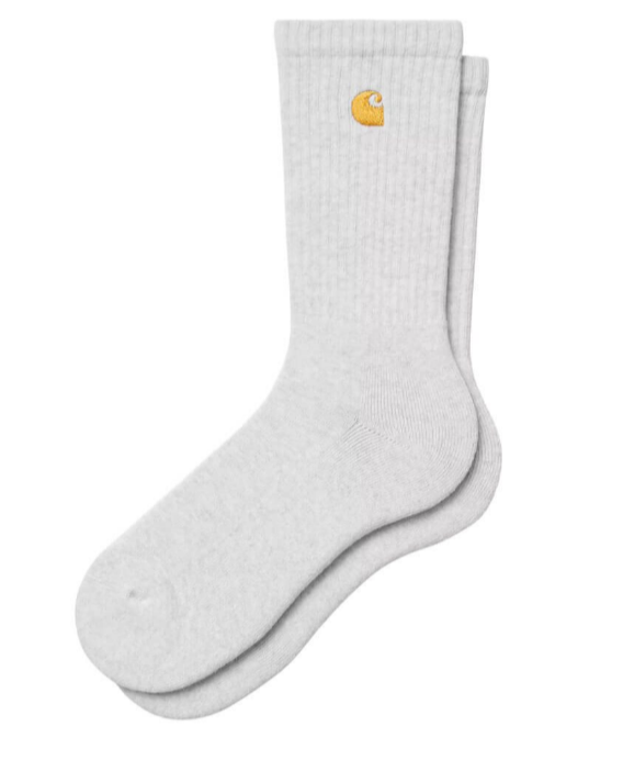 Carhartt WIP - Chase Socks (Ash Heather & Gold)