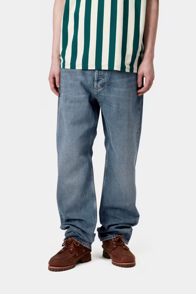 Carhartt WIP - Marlow Pant 'Edgewood' Denim (Blue, worn bleached)