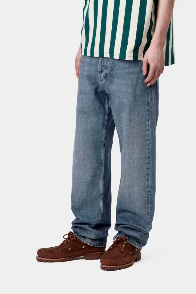 Carhartt WIP - Marlow Pant 'Edgewood' Denim (Blue, worn bleached)