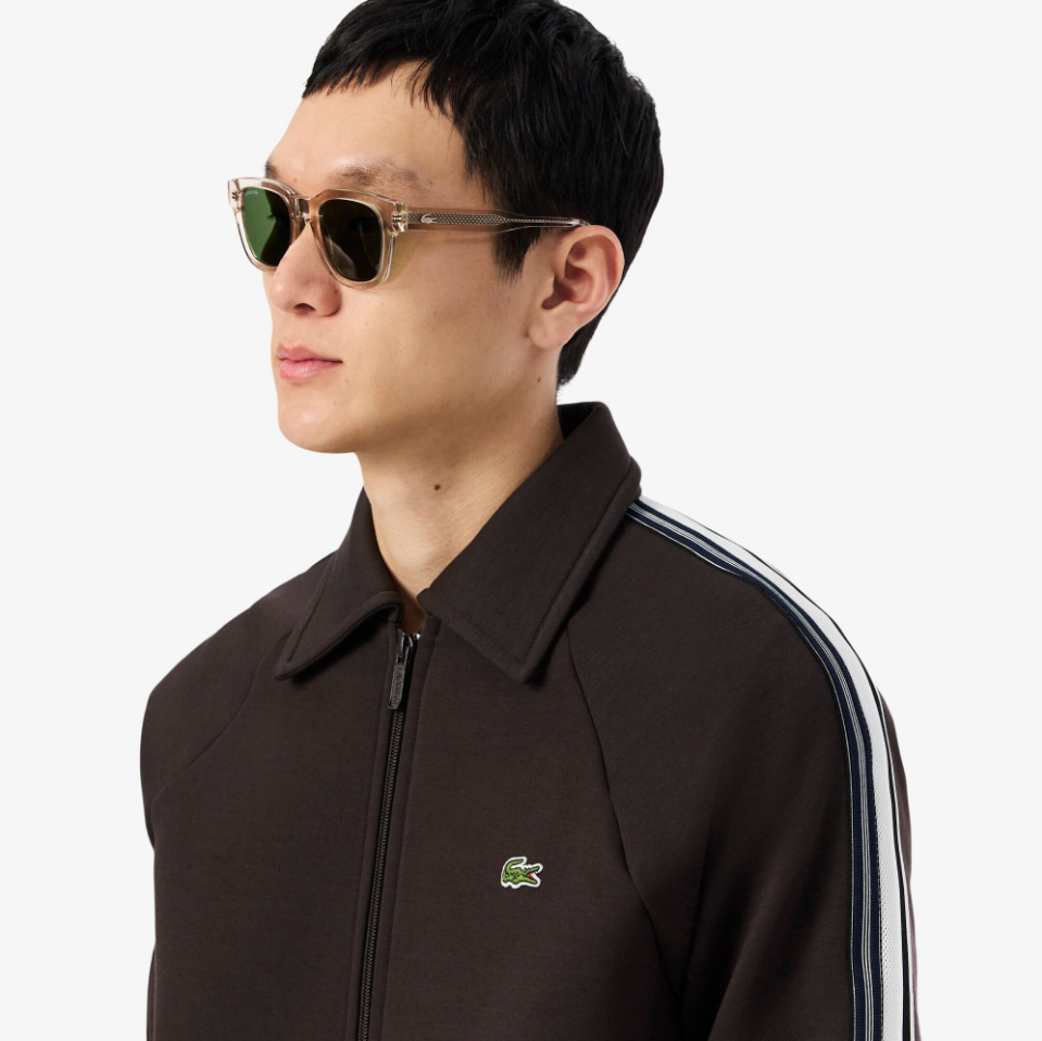 Lacoste - French Made Zipped Sweatshirt (Brown)
