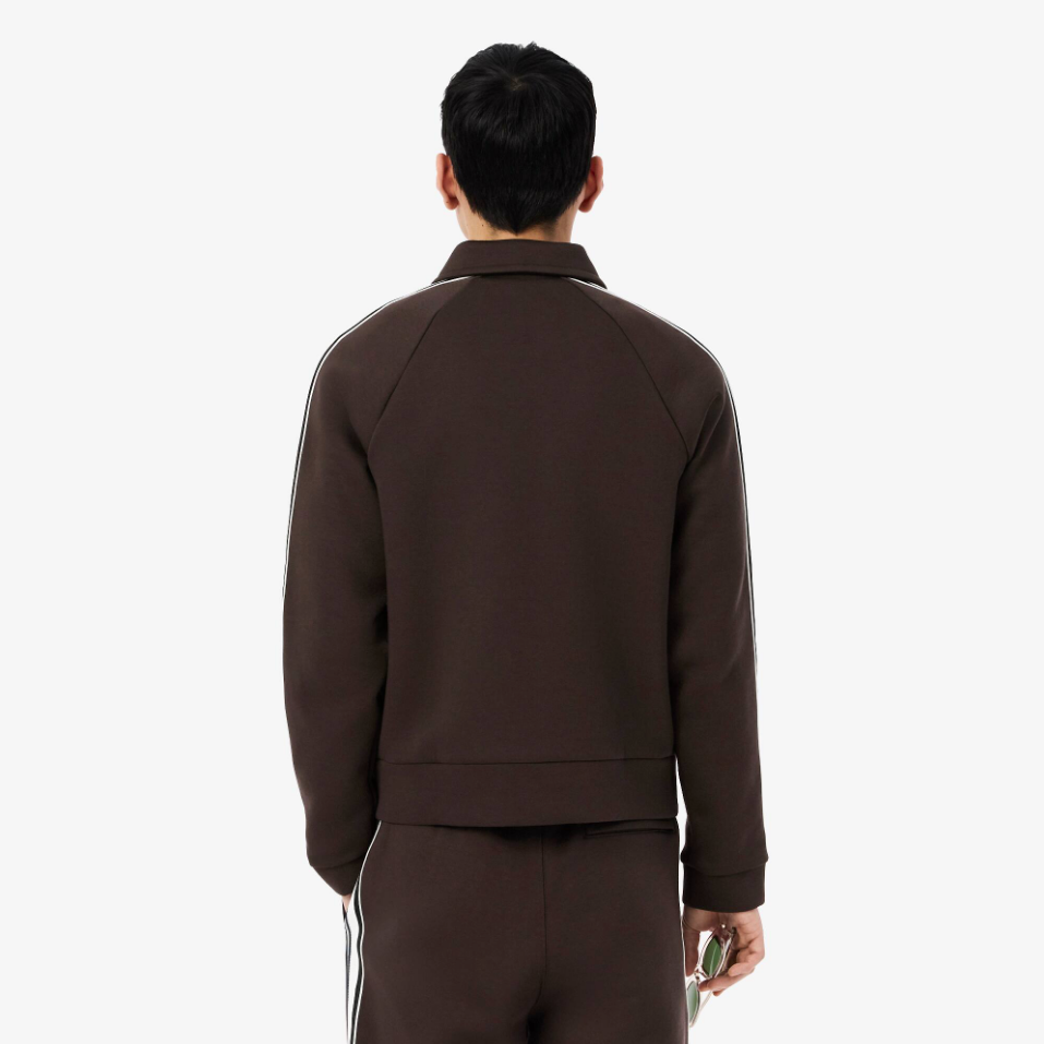 Lacoste - French Made Zipped Sweatshirt (Brown)