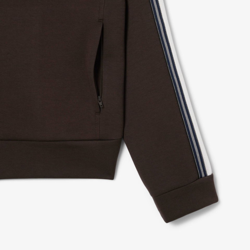 Lacoste - French Made Zipped Sweatshirt (Brown)