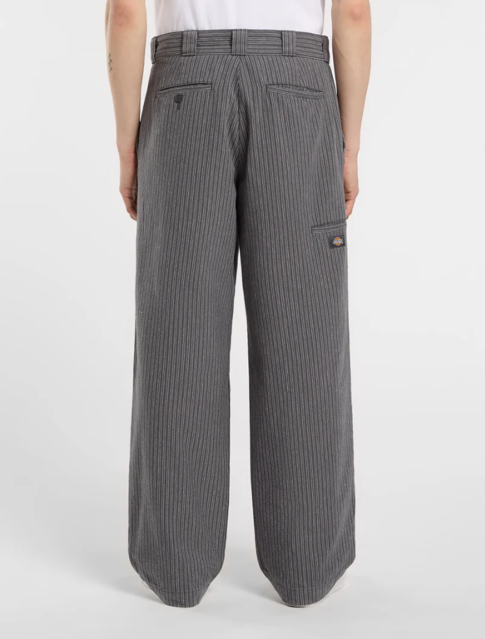 Dickies - Lima Striped Wide Leg Pants (Charcoal)
