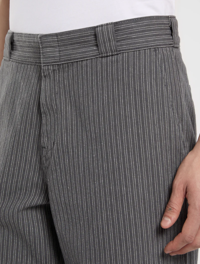 Dickies - Lima Striped Wide Leg Pants (Charcoal)