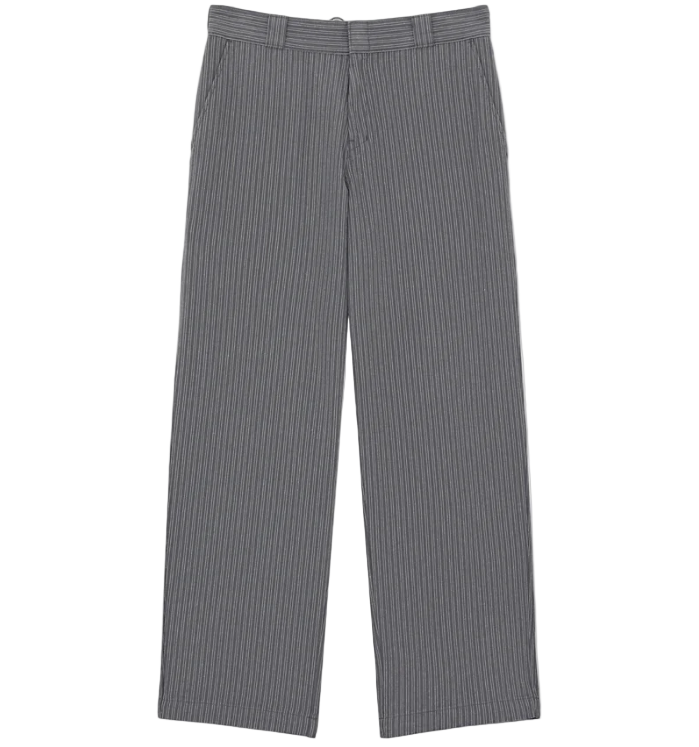 Dickies - Lima Striped Wide Leg Pants (Charcoal)