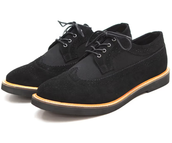 Stussy Deluxe x Maiden Noir - Brogue Long Wing (Black)