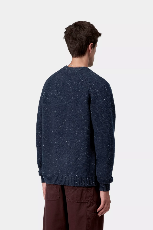 Carhartt WIP - Anglistic Sweater (Speckled Jupiter)