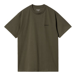 Carhartt WIP - S/S Script Embroidery T-Shirt (Cypress/Black)