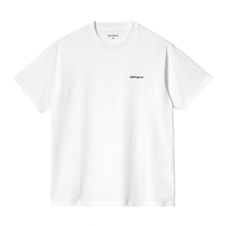 Carhartt WIP - S/S Script Embroidery T-Shirt (White/Black)
