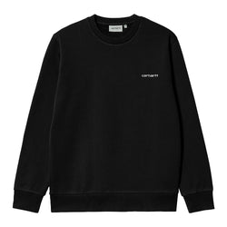 Carhartt WIP - Script Embroidery Sweat (Black/White)