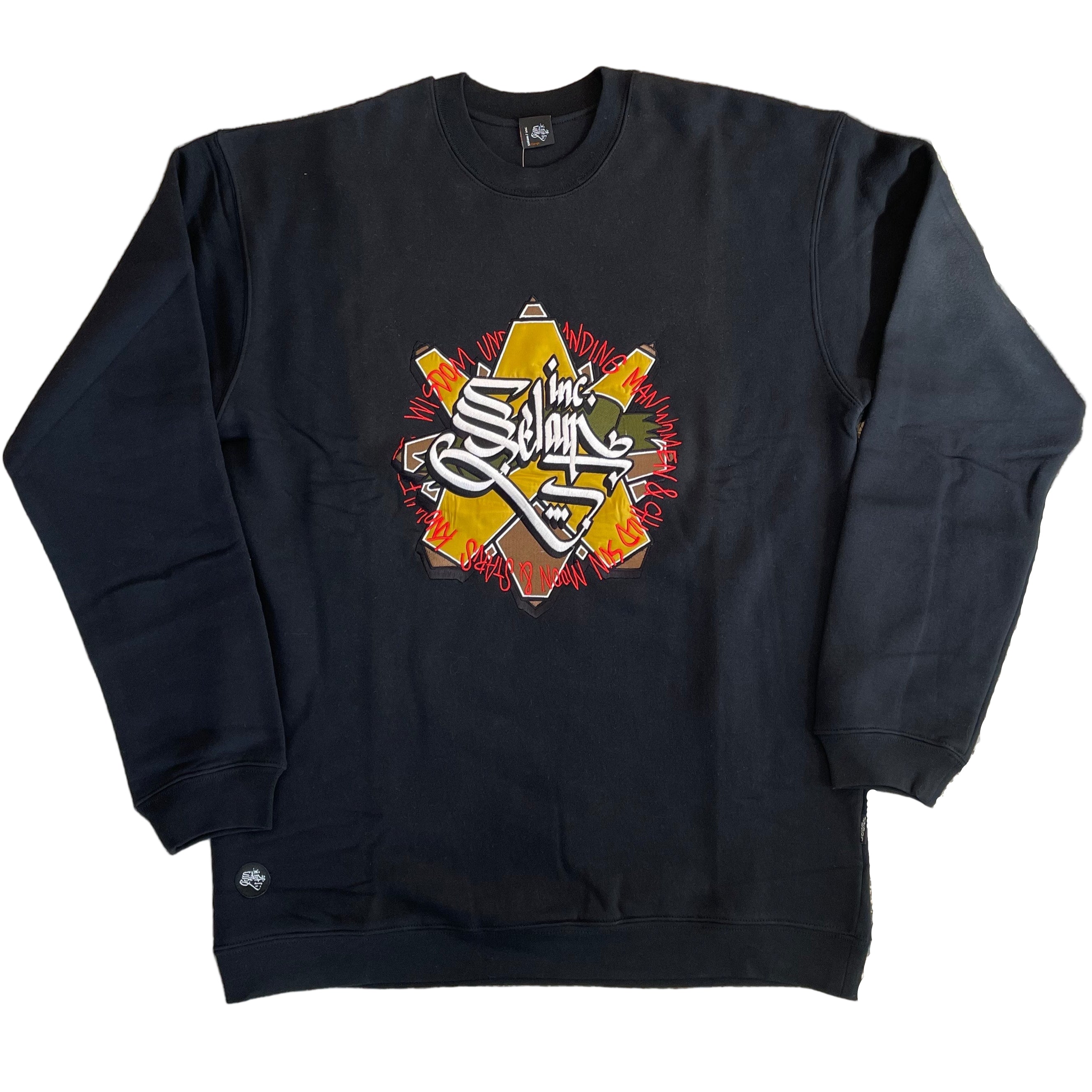 Selam Inc. - Embroidered Sweatshirt (Black)