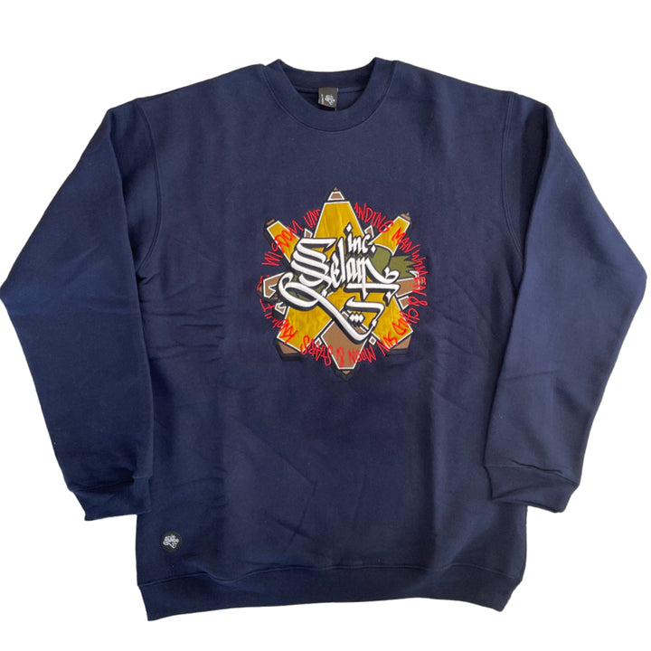 Selam Inc. - Embroidered Sweatshirt (Navy)