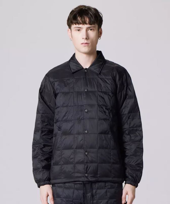 TAION - Basic Down Coach Jacket (Black)